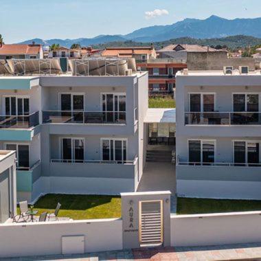 Aura Apartments Keramotí Kültér fotó